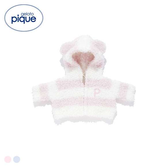 ジェラートピケ PIQUE BEAR ぬいぐるみ用ジェラート2ボーダーパーカ ジェラピケ gelato pique