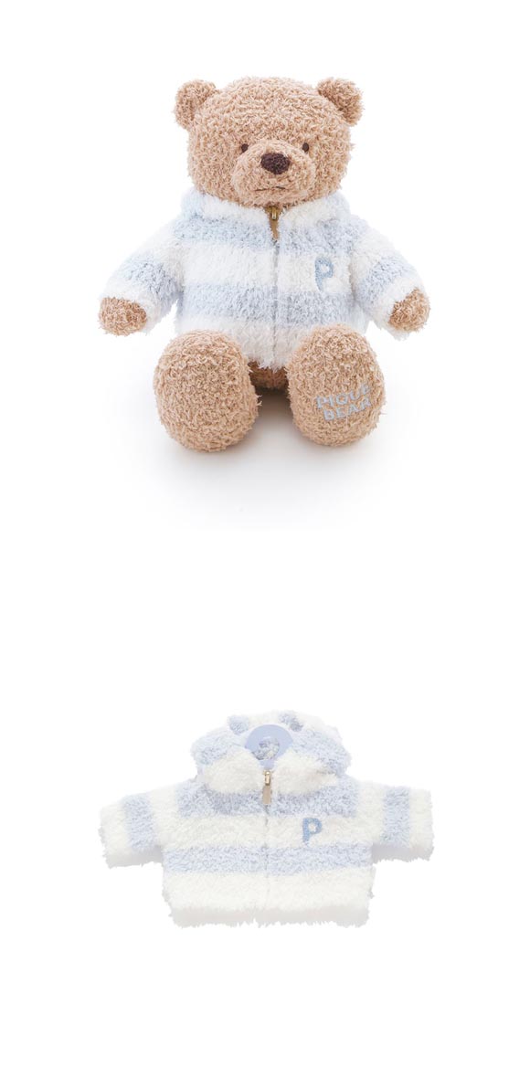 ジェラートピケ PIQUE BEAR ぬいぐるみ用ジェラート2ボーダーパーカ ジェラピケ gelato pique