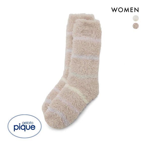 ジェラートピケ レディース ジェラートカラフルボーダーソックス ジェラピケ gelato pique