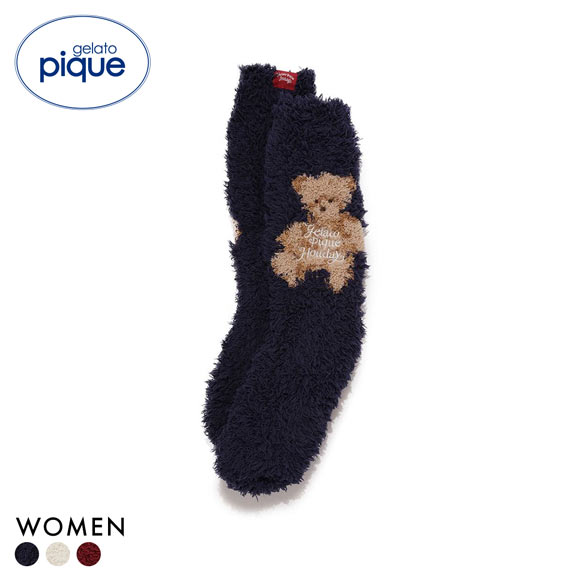 ジェラートピケ レディース HOLIDAY ジェラートスノーベアジャガード