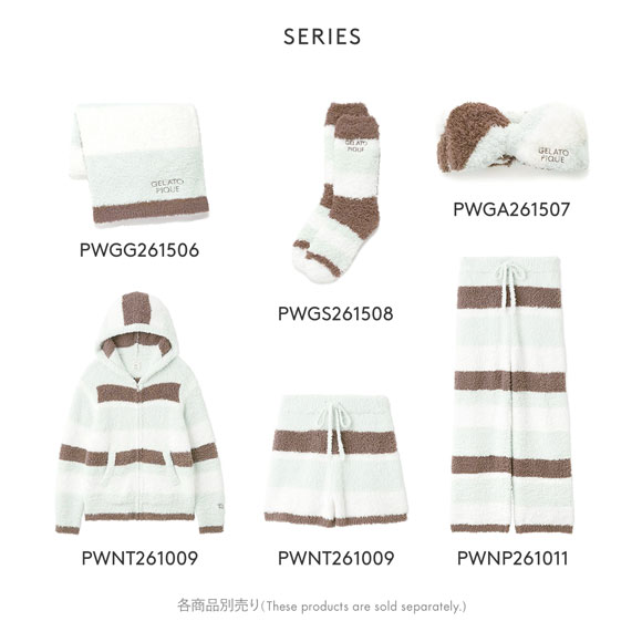 ジェラートピケ レディース ジェラートランダムボーダーソックス ジェラピケ gelato pique