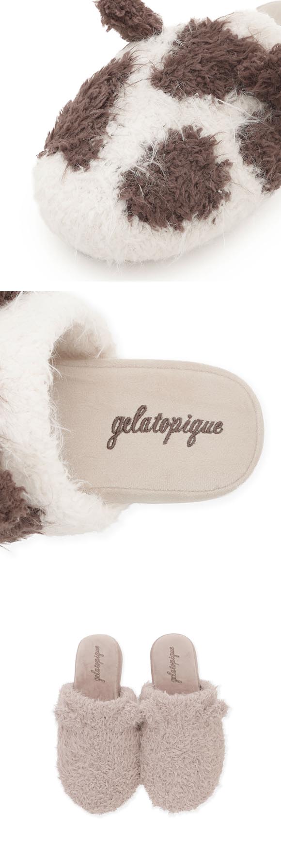 ジェラートピケ レディース フェザーキャットルームシューズ ジェラピケ パジャマ ルームウェア gelato pique