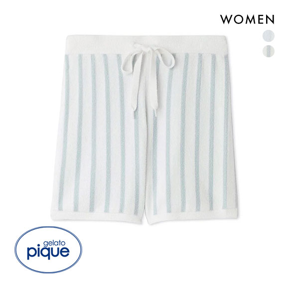ジェラートピケ gelato pique レディース 【COOL】ストライプショート
