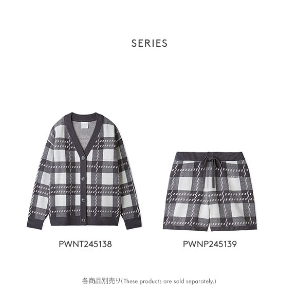 ジェラートピケ レディース エアモコチェックジャガードショートパンツ ジェラピケ ルームウェア パジャマ gelato pique