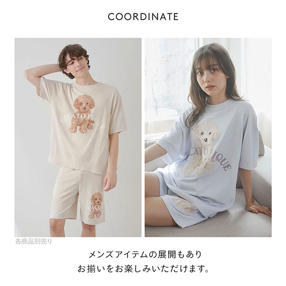 ジェラートピケ レディース トイプードルジャガードショートパンツ ジェラピケ パジャマ ルームウェア gelato pique