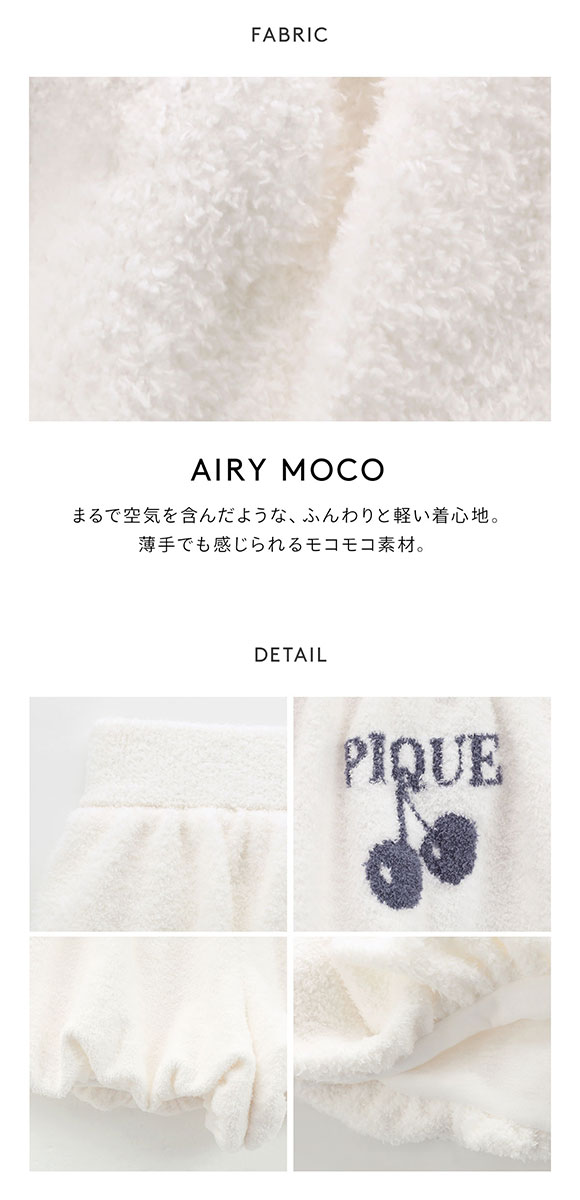 ジェラートピケ レディース エアモコチェリージャガードバルーンショートパンツ ジェラピケ パジャマ ルームウェア gelato pique