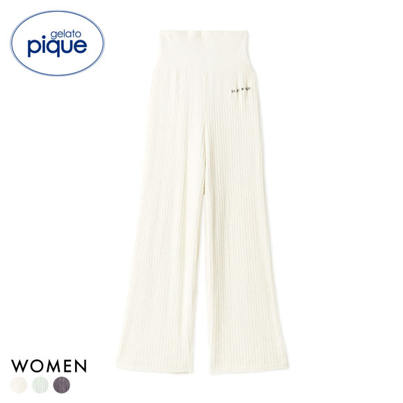 ジェラートピケ レディース 調温スムーズィーロングパンツ ジェラピケ パジャマ ルームウェア gelato pique