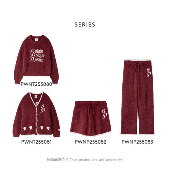 【HOLIDAY】フェザープルオーバー＆ショートパンツ gelato pique（ジェラートピケ）の「【HOLIDAY】フェザーショート