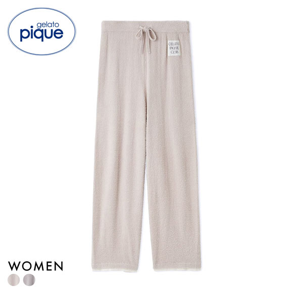 ジェラートピケ レディース レイヤードホットスムーズィーロングパンツ ジェラピケ パジャマ ルームウェア gelato pique