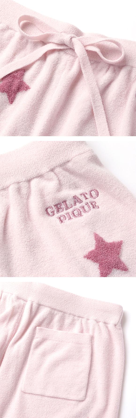 ジェラートピケ レディース スタージャガードショートパンツ ジェラピケ パジャマ ルームウェア gelato pique