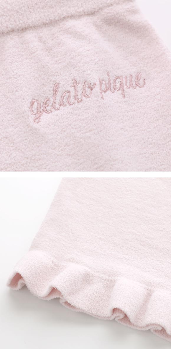 ジェラートピケ レディース エアリーモコ裾フリルショートパンツ ジェラピケ パジャマ ルームウェア gelato pique