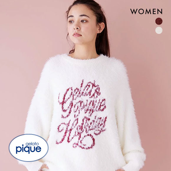 ジェラートピケ レディース HOLIDAY フェザープルオーバー ジェラピケ パジャマ ルームウェア gelato pique