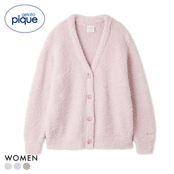 ジェラートピケ レディース ジェラートカーディガン ジェラピケ パジャマ ルームウェア gelato pique