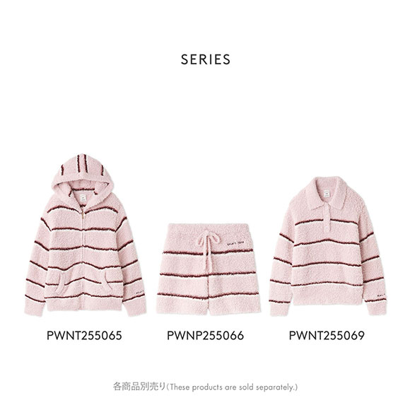 ジェラートピケ レディース ジェラートボーダーポロ衿プルオーバー ジェラピケ パジャマ ルームウェア gelato pique