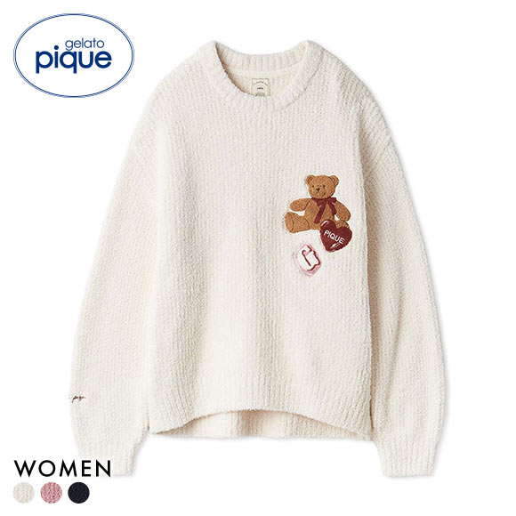 ジェラートピケ レディース ベビモコベアさがらプルオーバー