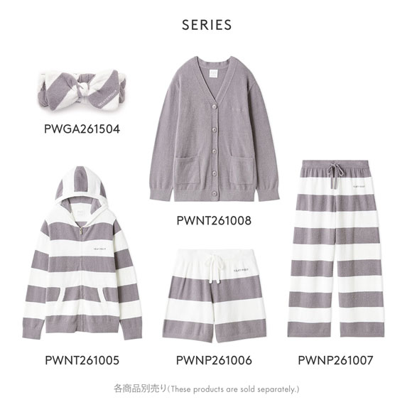 ジェラートピケ レディース スムーズィー2ボーダーパーカ ジェラピケ ルームウェア gelato pique