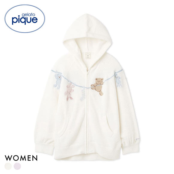 ジェラートピケ レディース エアリーモコウォッシングアニマル