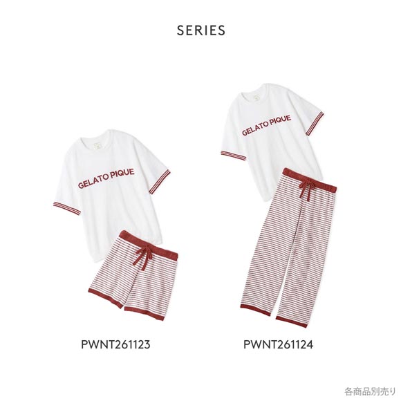 ジェラートピケ レディース スムーズィーロゴジャガードプルオーバー＆ロングパンツセット 上下セット ジェラピケ