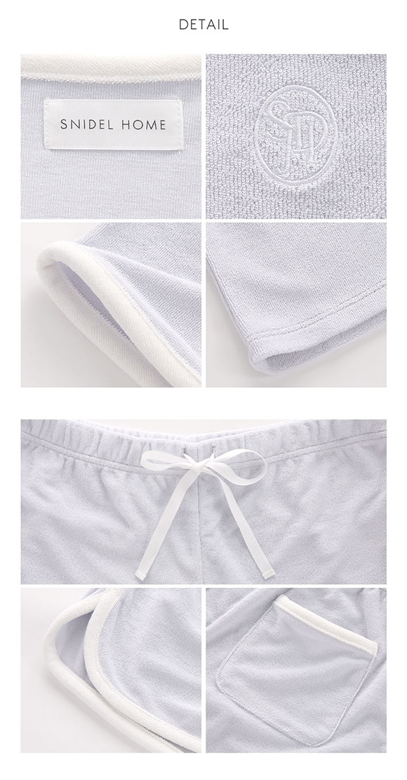 スナイデルホーム SNIDEL HOME 【Sorbet Light】パイルセットアップ パジャマ ルームウェア