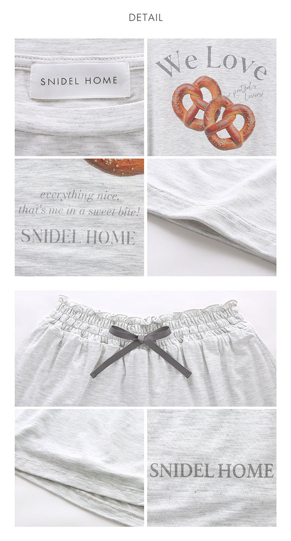 スナイデルホーム 接触冷感 オーバーサイズカットセットアップ SNIDEL HOME