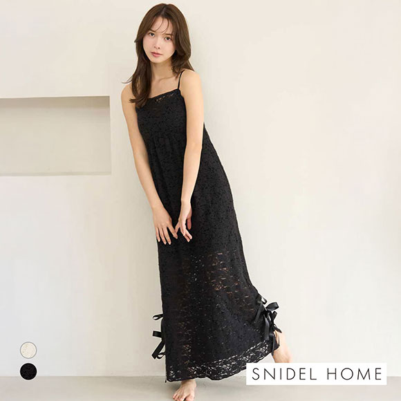 スナイデルホーム Halloween レースリボンキャミワンピース SNIDEL