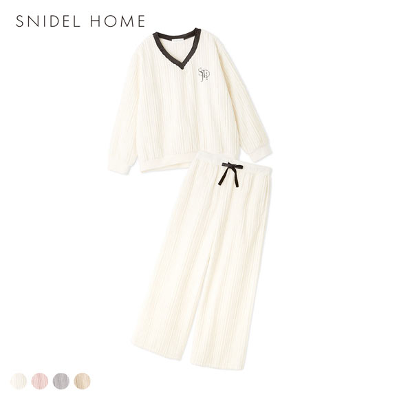 スナイデルホーム ボアフリースセット パジャマ ルームウェア SNIDEL