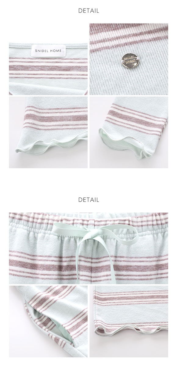 スナイデルホーム ドレープセットアップ パジャマ 上下セット ルームウェア SNIDEL HOME