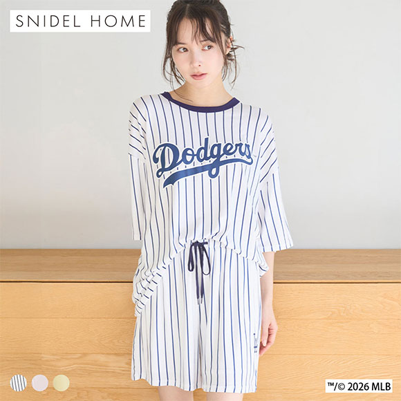 スナイデルホーム MLB Tシャツセットアップ パジャマ ルームウェア