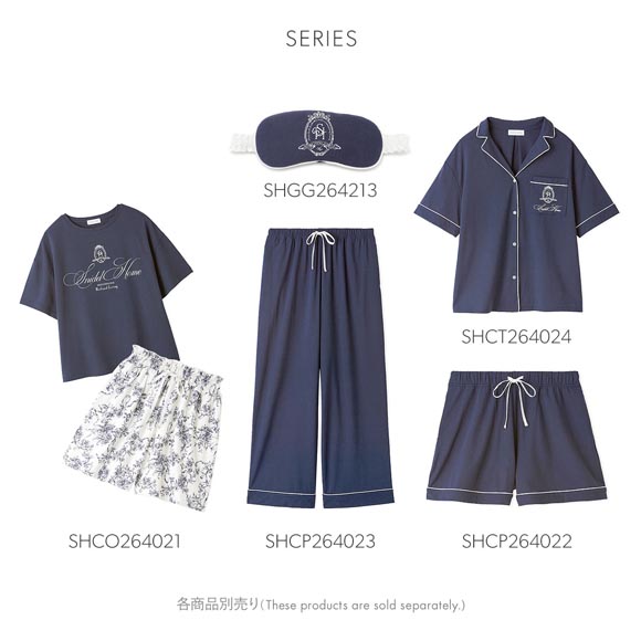 スナイデルホーム ICEDFABRIC+R エンブレムTシャツセットアップ ルームウェア パジャマ SNIDEL HOME