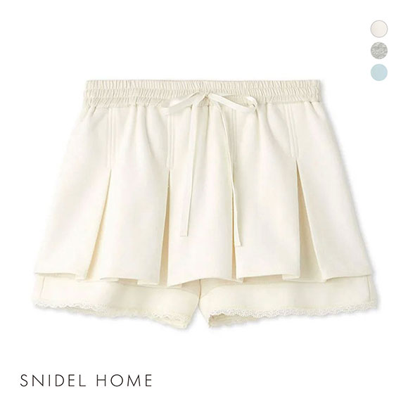 スナイデルホーム スウェットスカショーパン パジャマ ルームウェア SNIDEL HOME