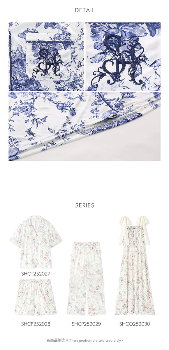 スナイデルホーム ブライトカットソー 開襟シャツ パジャマ トップス ルームウェア SNIDEL HOME