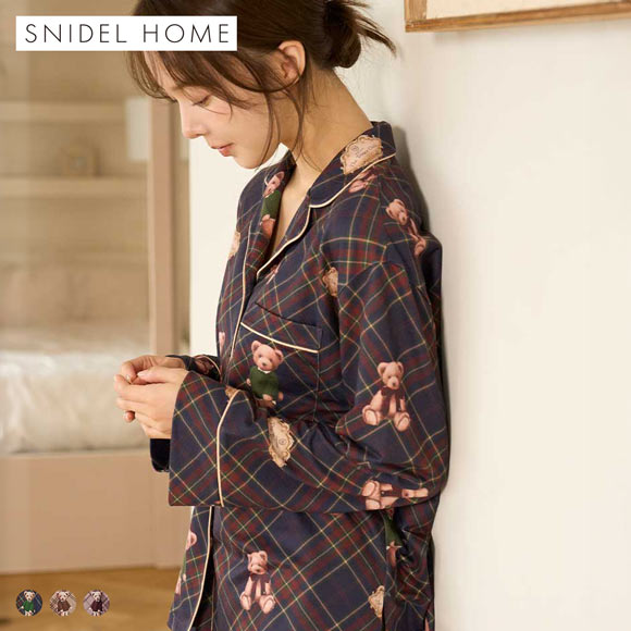 スナイデルホーム Bear開襟シャツ SNIDEL HOME