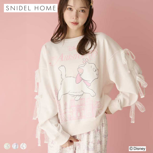 スナイデルホーム The Aristocats スウェットプルオーバー パジャマ