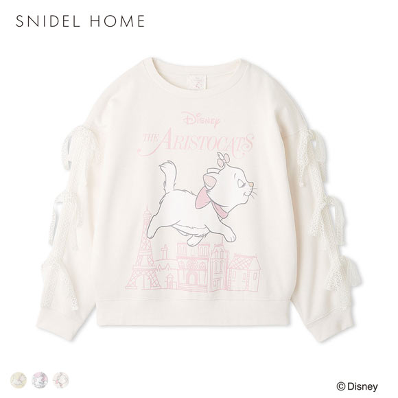スナイデルホーム The Aristocats スウェットプルオーバー パジャマ ルームウェア SNIDEL HOME