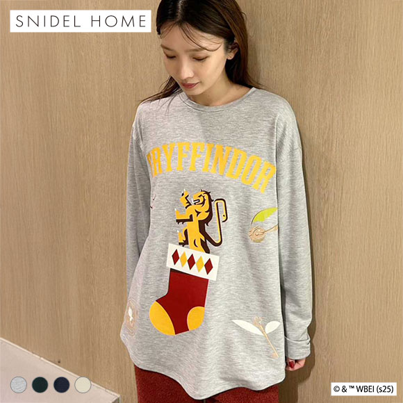 スナイデルホーム Harry Potter ロングTシャツ パジャマ ルームウェア SNIDEL HOME ハリー・ポッター