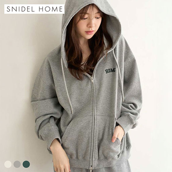 スナイデルホーム SNIDEL HOME × 新木優子 スウェットプルオーバー パジャマ ルームウェア