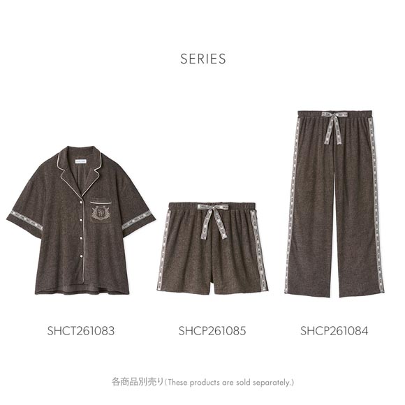 スナイデルホーム sorbet light 接触冷感 メランジパイル開襟シャツ パジャマ ルームウェア SNIDEL HOME