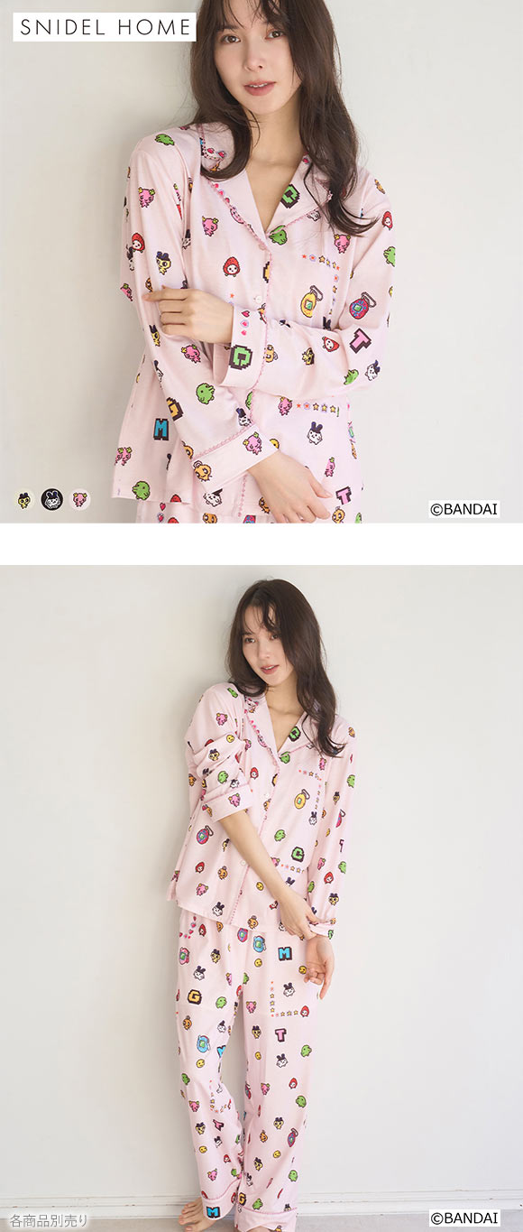 スナイデルホーム たまごっち 開襟シャツ パジャマ ルームウェア SNIDEL HOME