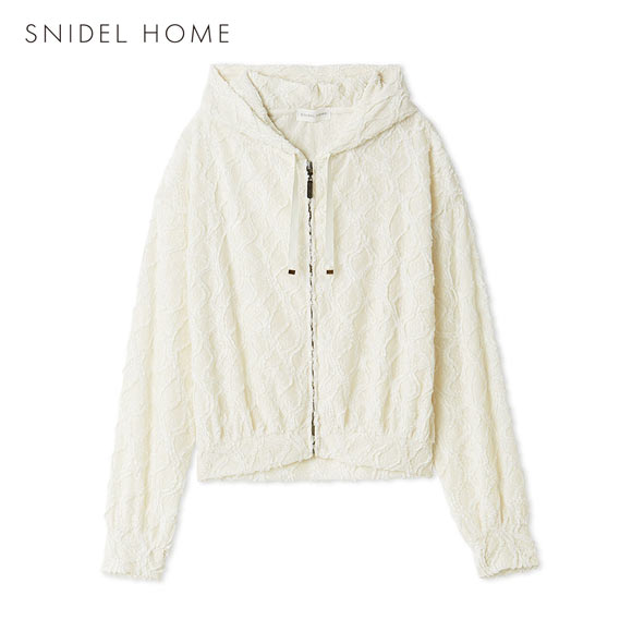 スナイデルホーム デザインカットパーカー パジャマ ルームウェア SNIDEL HOME