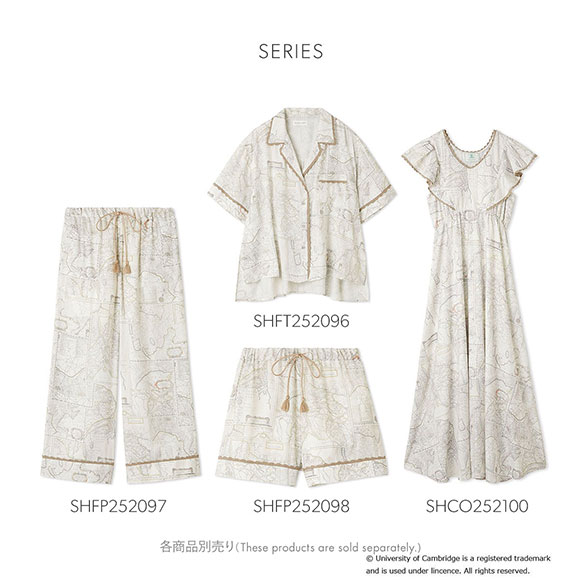 スナイデルホーム University of Cambridge ショートパンツ パジャマ ルームウェア SNIDEL HOME ケンブリッジ大学