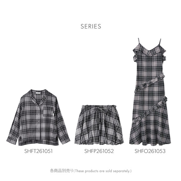 スナイデルホーム チェックバルーンパンツ ルームウェア パジャマ SNIDEL HOME