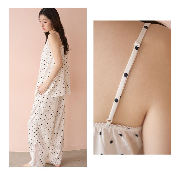 スナイデルホーム サテンジャガードチュニック パジャマ ルームウェア SNIDEL HOME