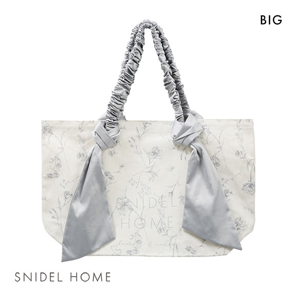 スナイデルホーム SNIDEL HOME オーガニックキャンバスバック BIG フラワー柄 23SS