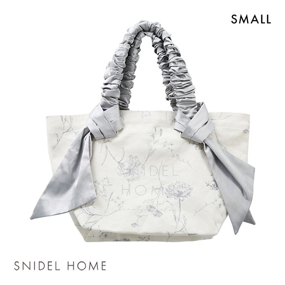 スナイデルホーム SNIDEL HOME オーガニックキャンバスバック SMALL フラワー柄 23SS