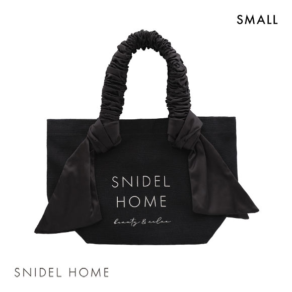 スナイデルホーム SNIDEL HOME オーガニックキャンバスバック SMALL BLK