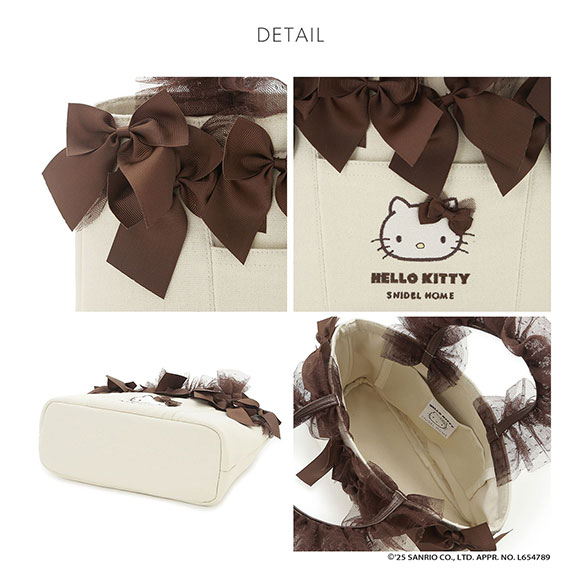 スナイデルホーム ハローキティ フリルバッグ HELLO KITTY