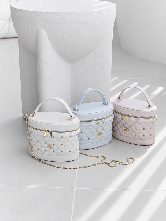 スナイデルホーム ビジューキルティングバニティバッグ SNIDEL HOME