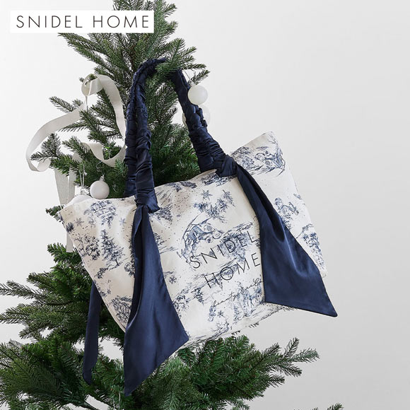スナイデルホーム オーガニックキャンバストート ホリデージュイ Toile de Jouy BIG SNIDEL HOME 大きいサイズ