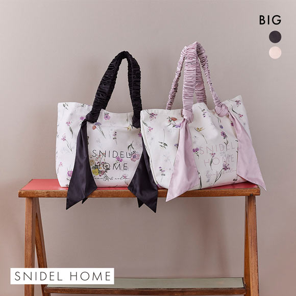 スナイデルホーム オーガニックキャンバストート BIG Flower SNIDEL HOME