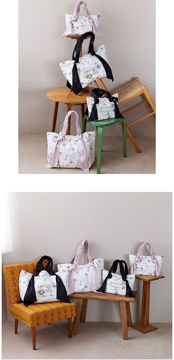 スナイデルホーム オーガニックキャンバストート SMALL Flower SNIDEL HOME